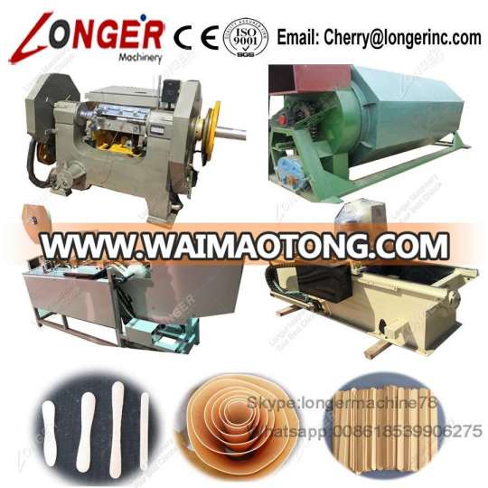 Wood Tongue Depressor Making Machine Ice Cream Stick Machine