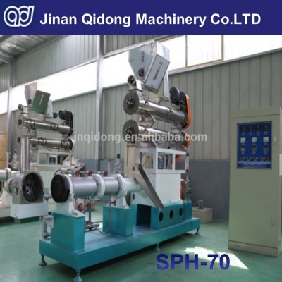 Jinan Qidong dry extrusion dog food extruder machine use fresh meat