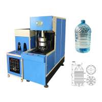 direct deal semi-automatic PET coffee bottle blowing machine